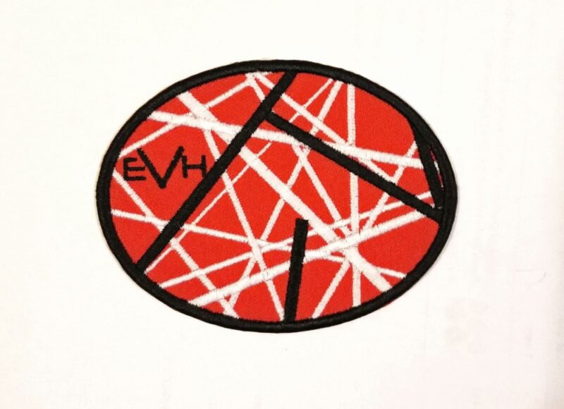 Tribute 80's Rock Patch - Backpack Patch - Embroidery Iron On Patch Collection EVH