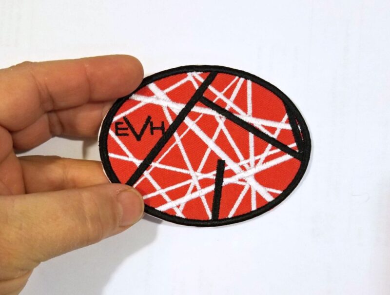 Tribute 80's Rock Patch - Backpack Patch - Embroidery Iron On Patch Collection EVH - Image 2